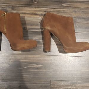 Michael Kors suede Haven booties